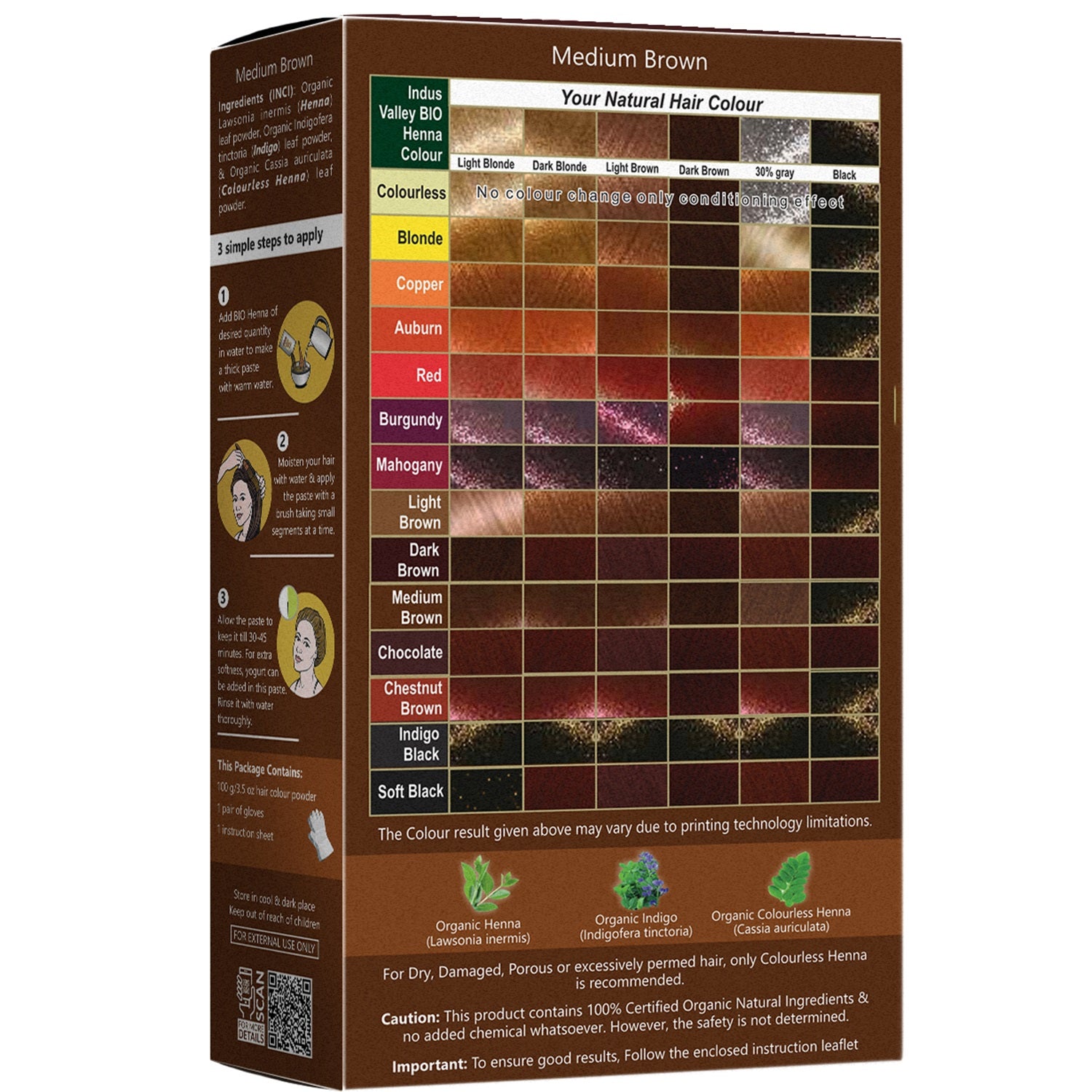 Light Mountain Color Chart